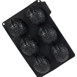 New Moule silicone Halloween 6 gâteaux forme cervelle 27x19xH3,5cm Cuisson