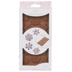 Best Moule silicone pour chocolats 14 empreintes forme flocons Cuisson