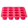 Clearance Moule silicone rose 16 cannelés Cuisson