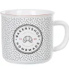 Outlet Mug croissant blanc noir rose collection Bakery Vaisselle Et Accessoires De Table