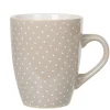 Sale Mug faïence gris motifs pois blancs Vaisselle Et Accessoires De Table