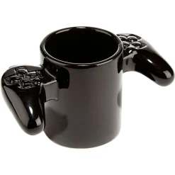 Sale Mug forme manette fond game over noir 360ml Vaisselle Et Accessoires De Table