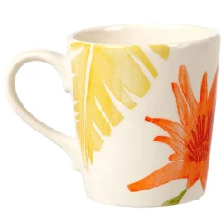 Sale Mug motif feuilles tropicales 40 cl Vaisselle Et Accessoires De Table