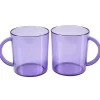 Best Mug plastique violet x2 Vaisselle Et Accessoires De Table