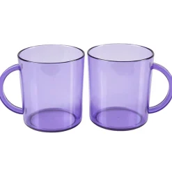 Best Mug plastique violet x2 Vaisselle Et Accessoires De Table
