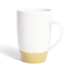 Best Mug porcelaine blanc et beige 500ml Vaisselle Et Accessoires De Table