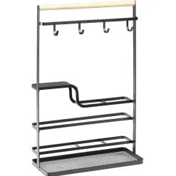 New Organiseur de cuisine métal noir Rangement De Cuisine