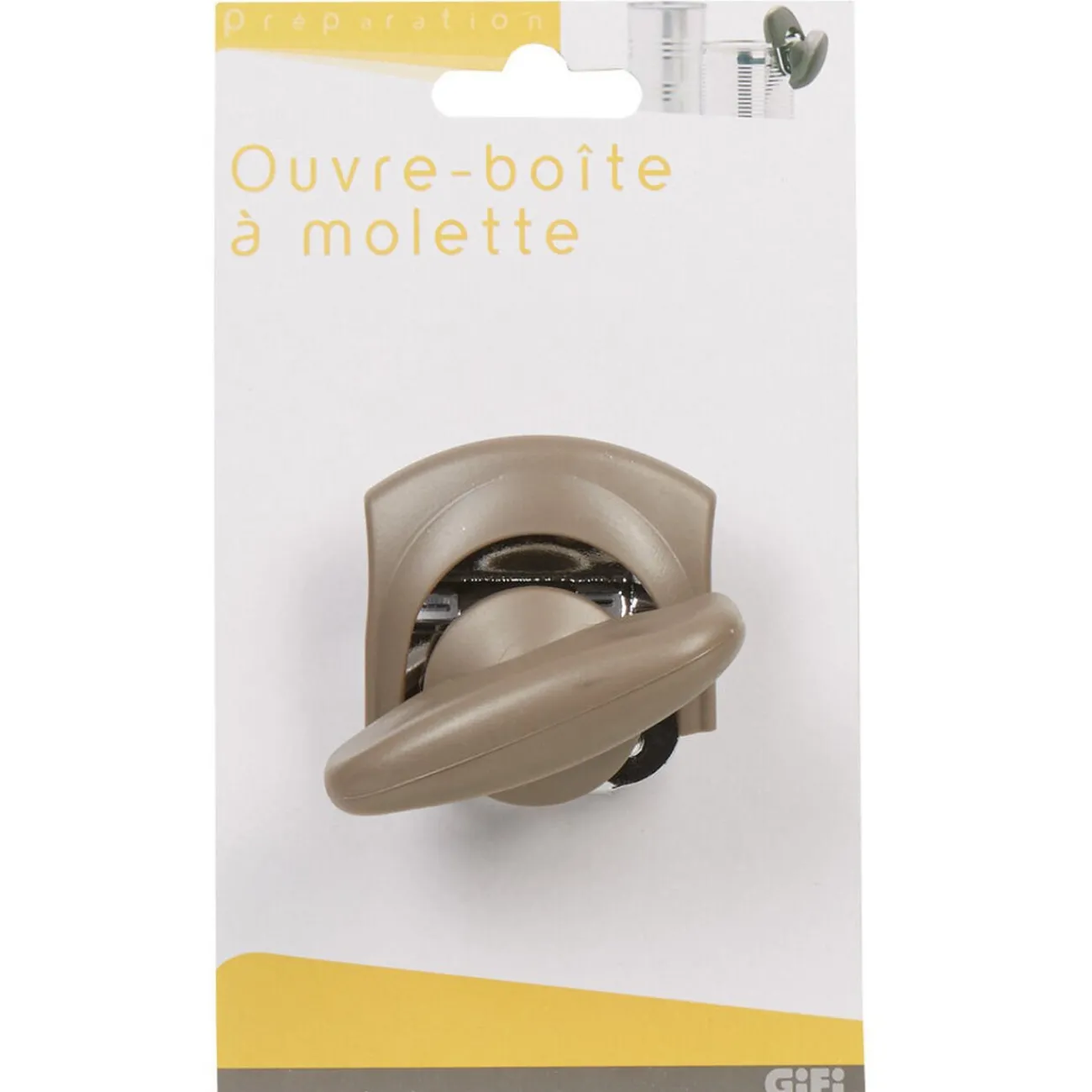 Discount Ouvre-boîte à molette taupe Préparation Culinaire