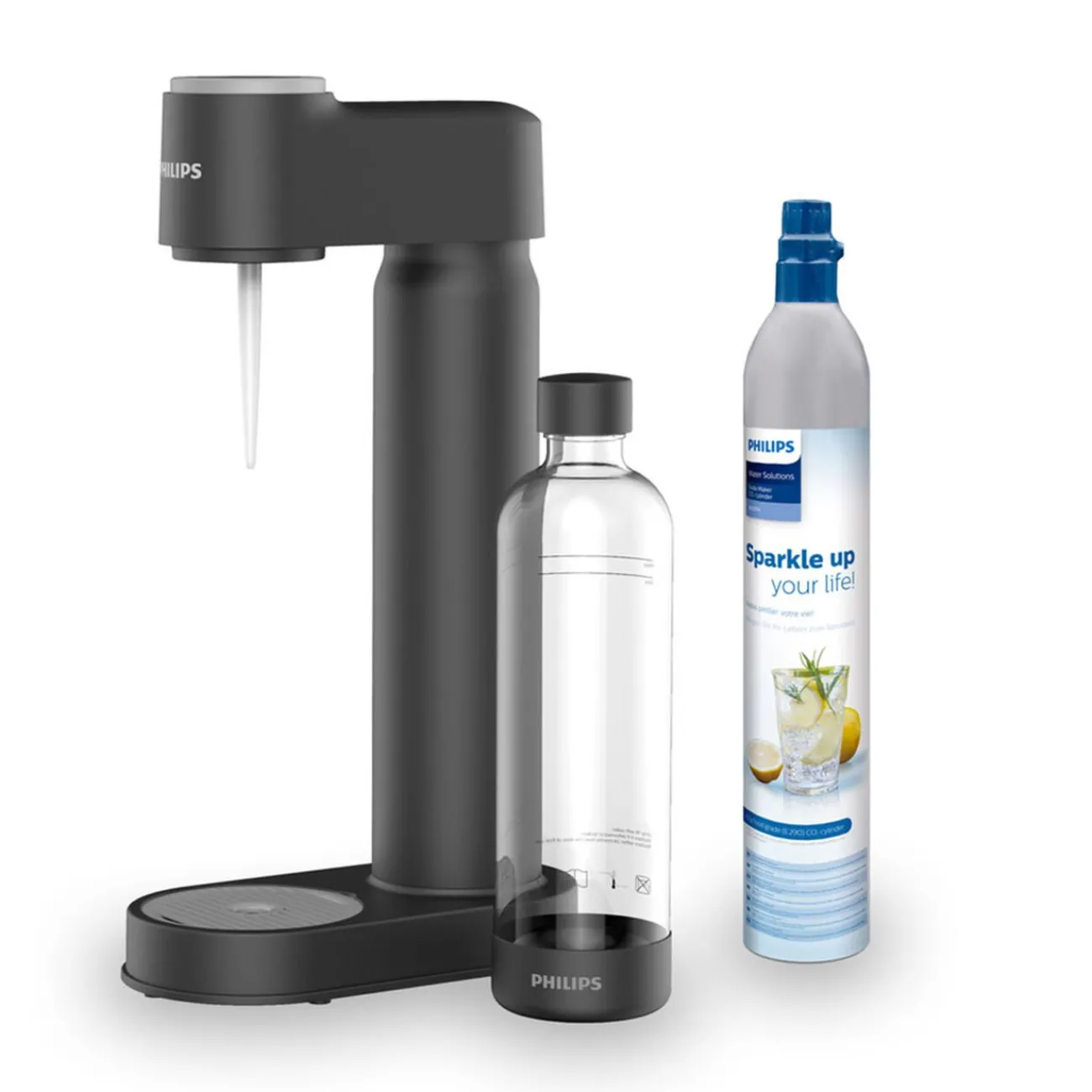 Clearance Pack machine à soda lite Noir Petit Électroménager