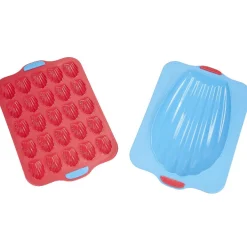 Sale Pack moule à Madeleine géante et ses 25 petits Cuisson