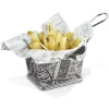 Discount Papier absorbant à frites design noir blanc Préparation Culinaire