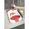 Discount Passoire 2 en 1 planche à découper amovible rouge et blanche Préparation Culinaire