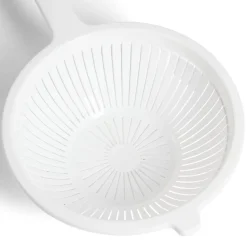 Sale Passoire à queue plastique blanc Ø23xH9cm Préparation Culinaire