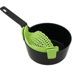 Best Passoire casserole à clips silicone gris Préparation Culinaire