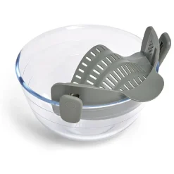 Best Passoire casserole à clips silicone gris Préparation Culinaire