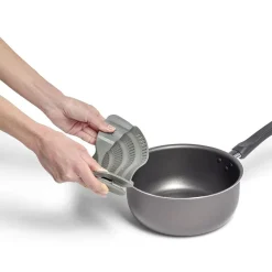 Best Passoire casserole à clips silicone gris Préparation Culinaire