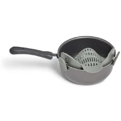 Best Passoire casserole à clips silicone gris Préparation Culinaire