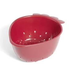 Discount Passoire plastique rouge forme fraise Préparation Culinaire