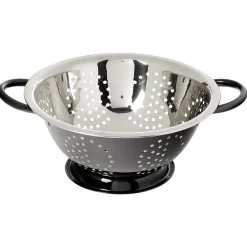 Discount Passoire ronde en inox noir et gris Préparation Culinaire