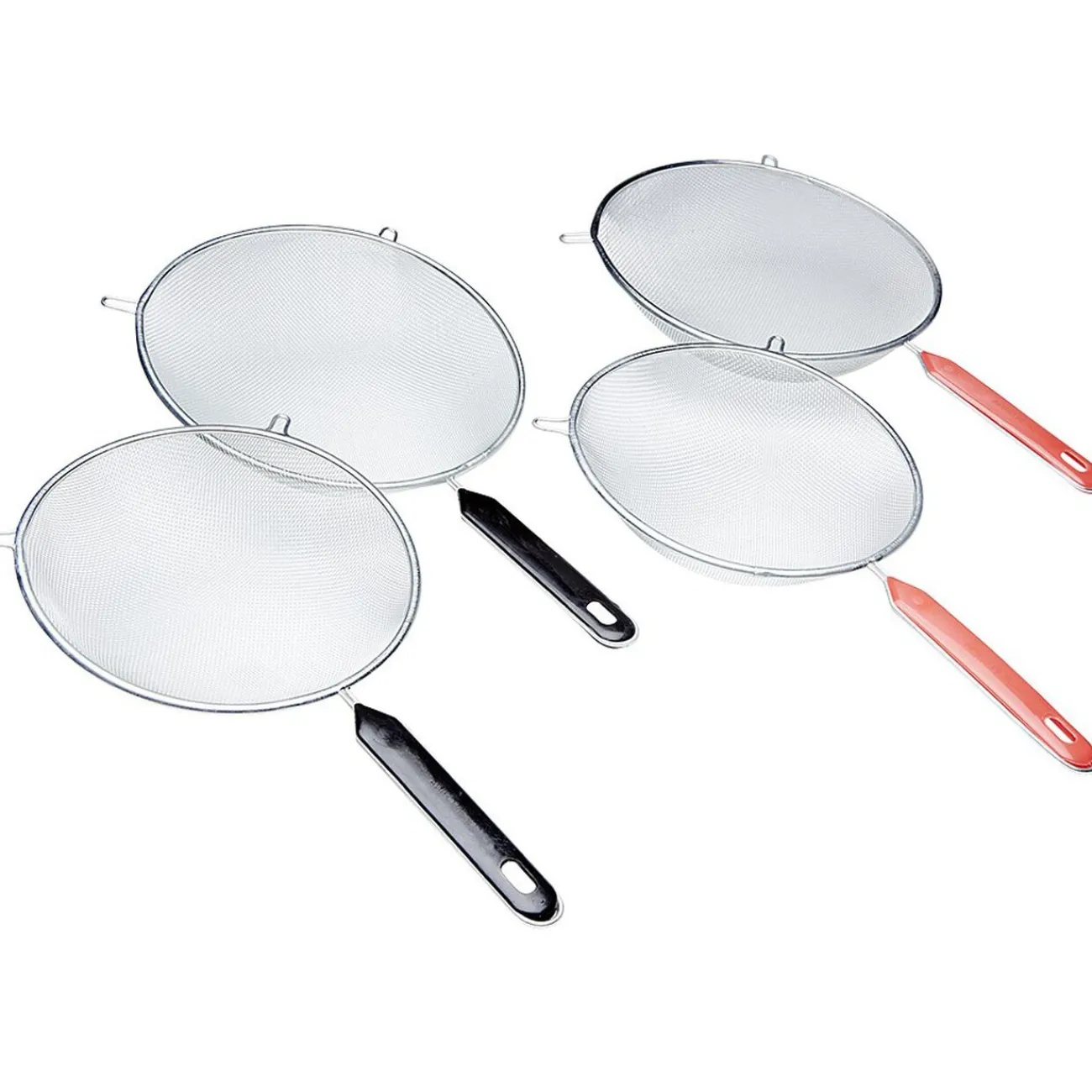 Discount Passoire x2 Ø20 et Ø18 en métal acier et plastique, divers coloris Préparation Culinaire