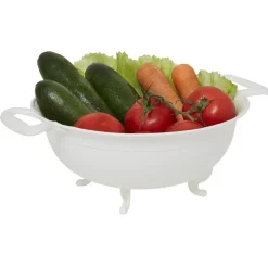 Clearance Passoire x2 et bol blancs XL Préparation Culinaire