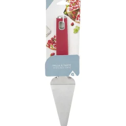 Clearance Pelle à tarte inox manche polypropylène rouge Préparation Culinaire