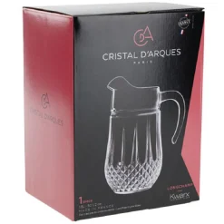 Pichet en verre gamme Longchamp Cristal D'Arques Paris 1,5 L|Gifi Online