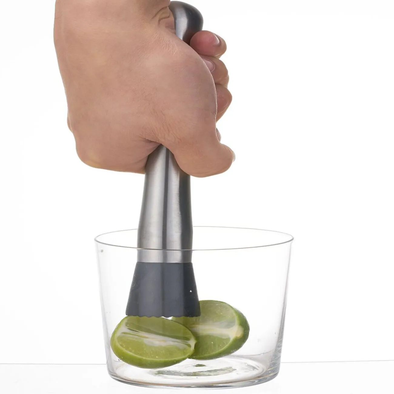 Online Pilon à cocktail denté inox gris et noir Préparation Culinaire