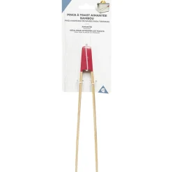 Sale Pince à toast aimantée en bambou Préparation Culinaire