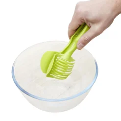 Best Pince découpe légumes plastique vert L18,5cm Préparation Culinaire