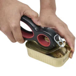 Best Pince multifonction 6en1 ouvre bouteille et bocal noir et rouge Préparation Culinaire