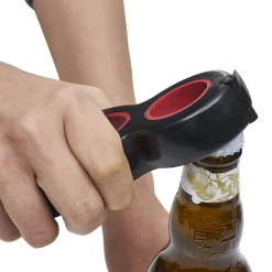 Best Pince multifonction 6en1 ouvre bouteille et bocal noir et rouge Préparation Culinaire