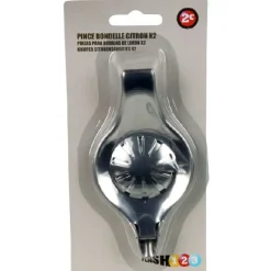 Pince presse rondelle citron Préparation Culinaire