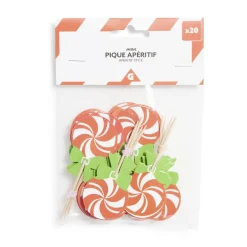 Sale Pique apéritif Noël x20 Vaisselle Et Accessoires De Table