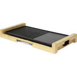 New Plancha grill en bambou 1500W Petit Électroménager