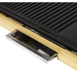 New Plancha grill en bambou 1500W Petit Électroménager