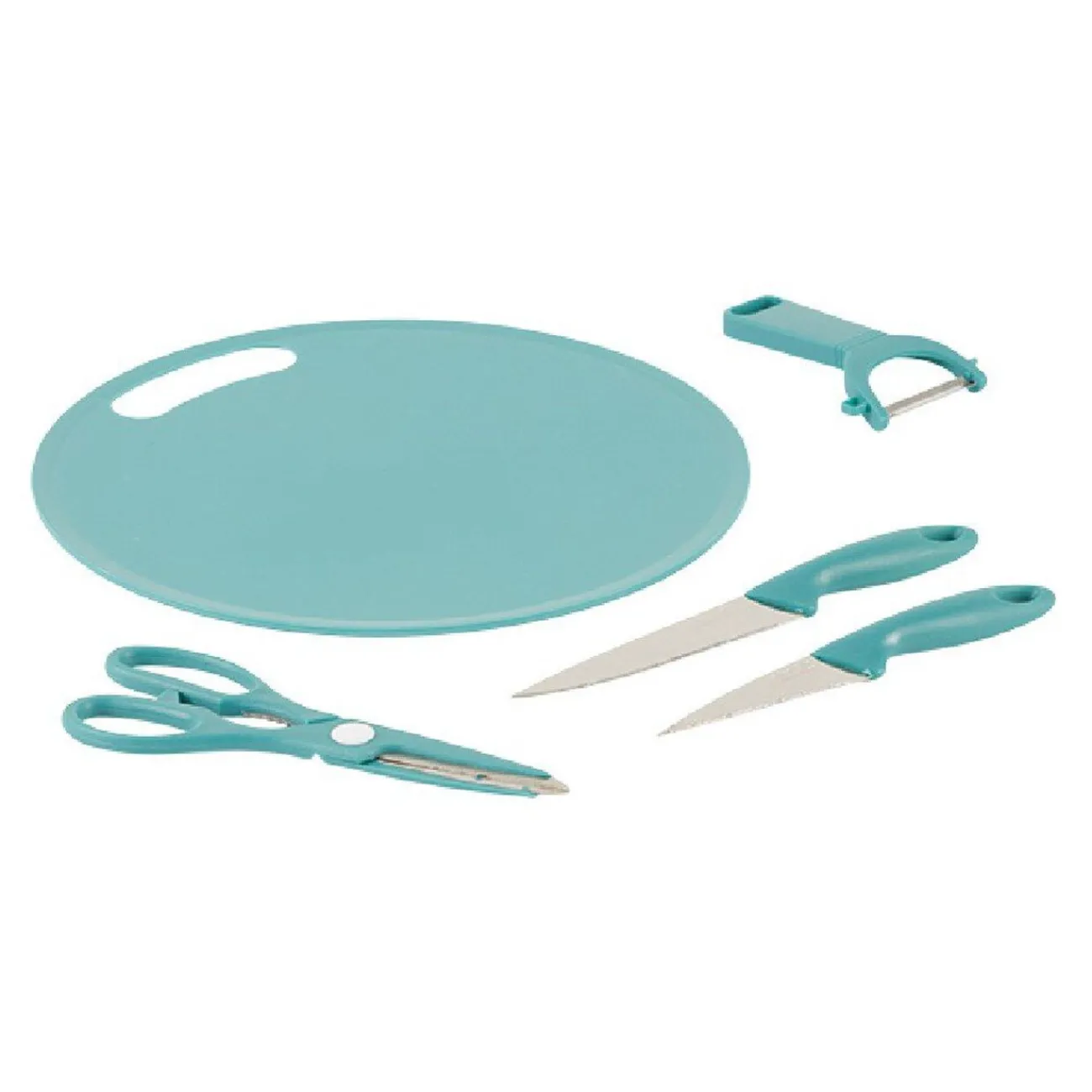 Best Planche à découper + 4 ustensiles de cuisine Préparation Culinaire