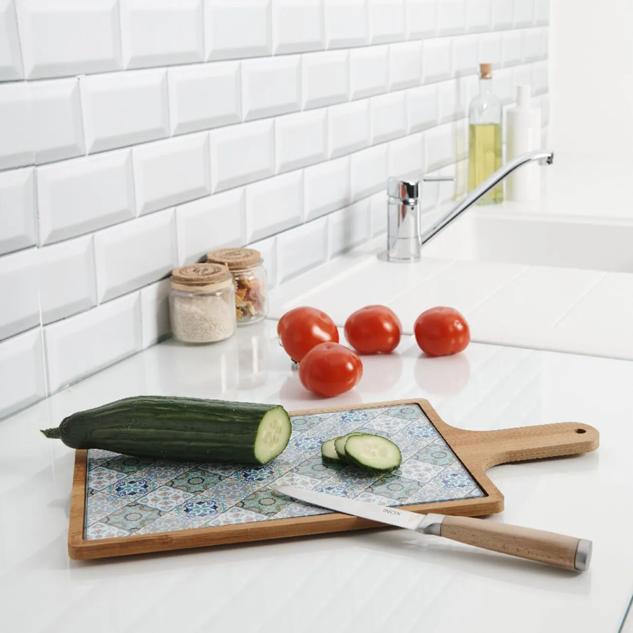 Hot Planche à découper 2 en 1 Préparation Culinaire