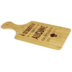 Planche à découper bambou À déguster sans aucune modération 33x18,5cm|Gifi Clearance