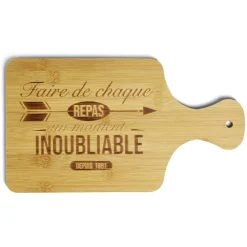 Planche à découper bambou Moment inoubliable 33x18,5cm|Gifi New