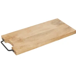 Online Planche à découper bois avec poignée métal Préparation Culinaire