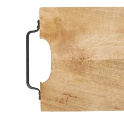 Online Planche à découper bois avec poignée métal Préparation Culinaire