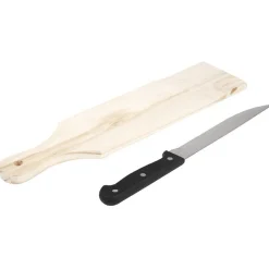 Hot Planche à découper bois avec couteau Préparation Culinaire