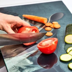 Best Planche à découper cache plaque design chef x2 Cuisson