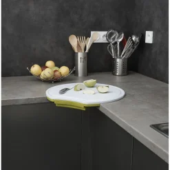 Clearance Planche à découper d angle blanc vert Préparation Culinaire