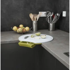 Clearance Planche à découper d angle blanc vert Préparation Culinaire