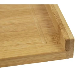 Sale Planche à découper en bambou avec rebord 35x45xép5cm Préparation Culinaire