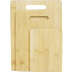 Discount Planche à découper en bambou x3 Préparation Culinaire