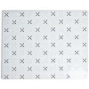 Best Planche à découper en verre blanc motif noir - 38x30cm Préparation Culinaire
