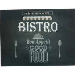 New Planche à découper noire design bistrot Préparation Culinaire